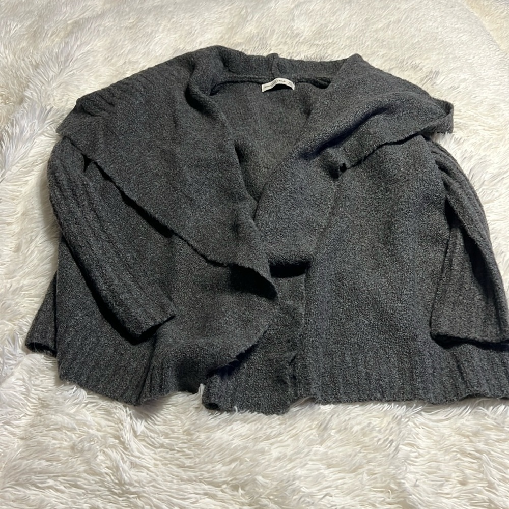 Abercrombie & Fitch dark gray drapey cardigan Size XS